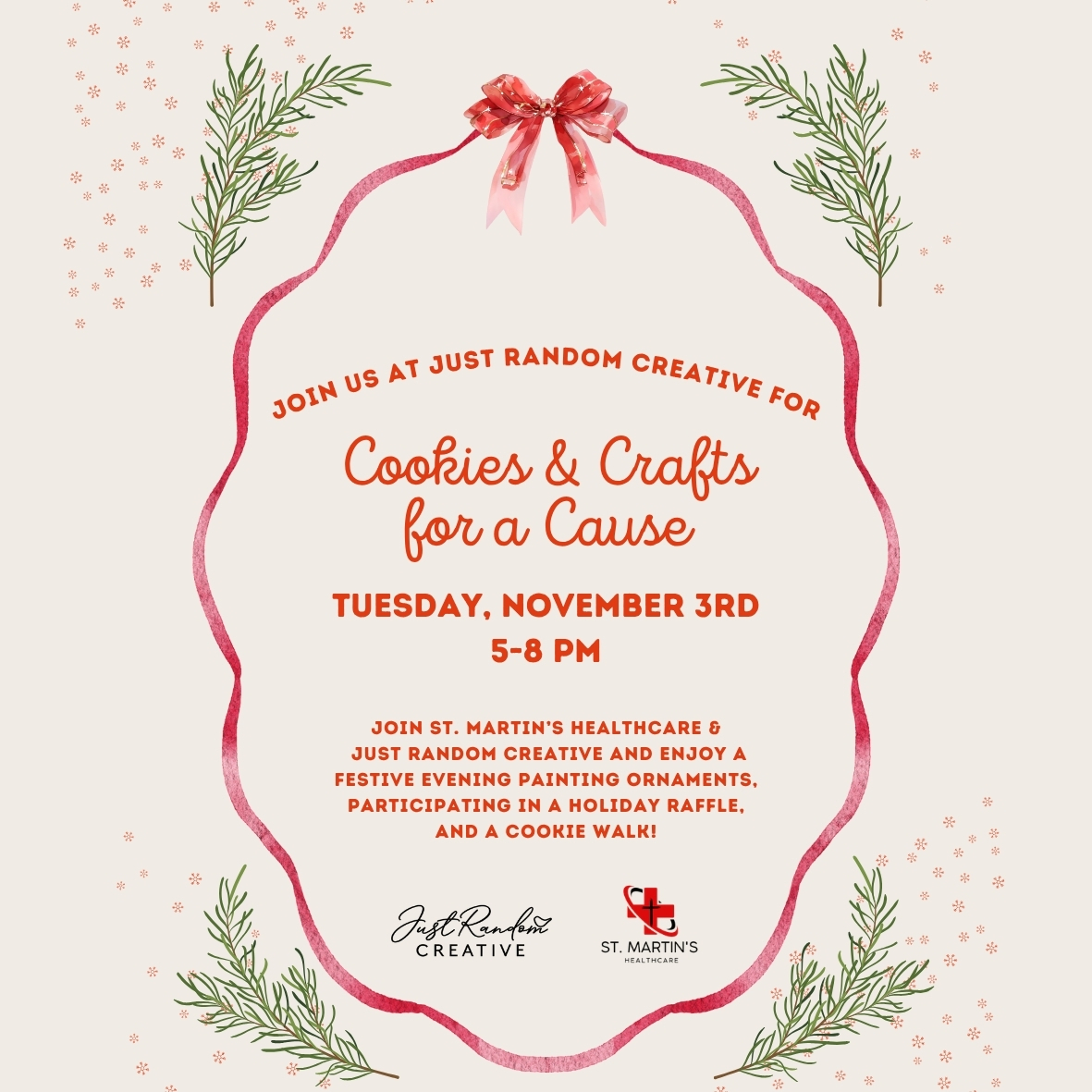 St. Martin’s Cookies & Crafts for a Cause - logo
